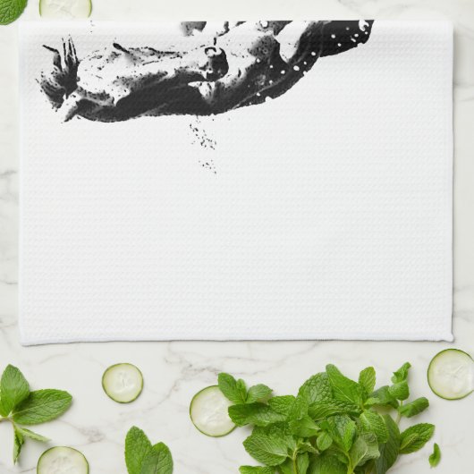 Ruitend paard theedoek (Gevouwen)