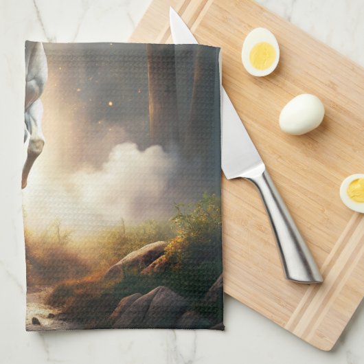 Ruitend paard theedoek (Quarter Fold)