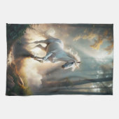 Ruitend paard theedoek (Horizontaal)