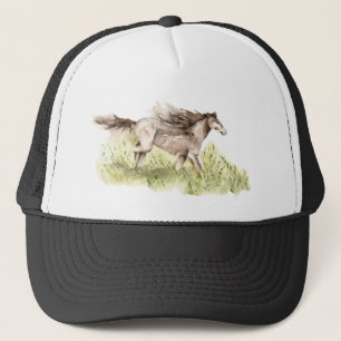 Ruitend paard trucker pet