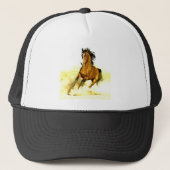 Ruitend paard trucker pet (Voorkant)