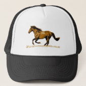 Ruitend paard trucker pet (Voorkant)