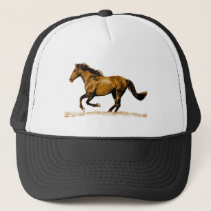 Ruitend paard trucker pet
