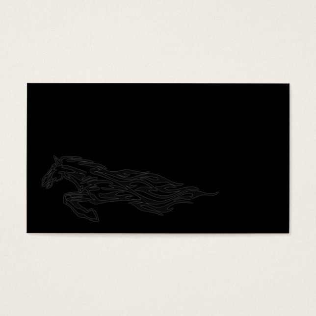 Ruitend paard visitekaartjes (Voorkant)