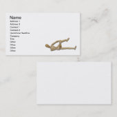 Ruitende knie en schoudermachines visitekaartje (Voorkant / Achterkant)