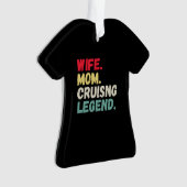 Ruitende legenda van de vrouw: punten van cabinere ornament (voorkant)