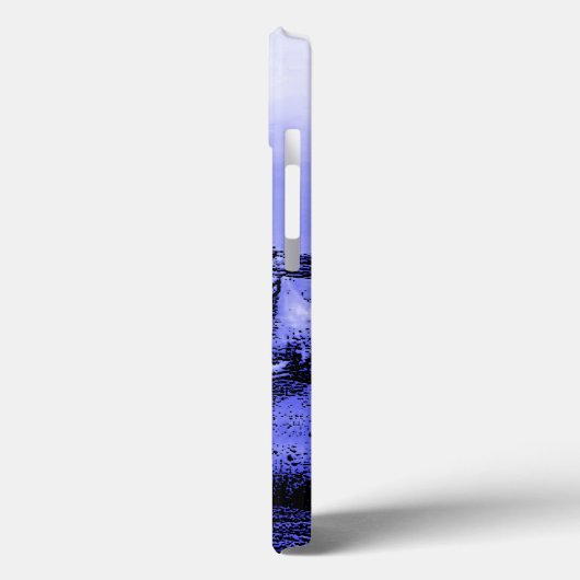 Ruitende paarden en blauw motorlicht Case-Mate iPhone case (Achterkant / Links)