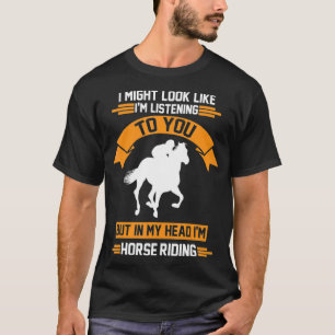 Ruitende paarden t-shirt