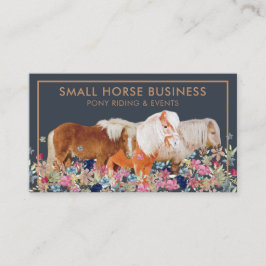 Ruitende Pony voor kleine paarden Visitekaartje