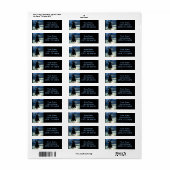 Ruitende zonsonderrug Riding cowboy silhouette Etiket (Full Sheet)