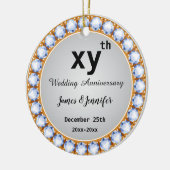 Ruitendement Jubileum Keramisch Ornament (Links)