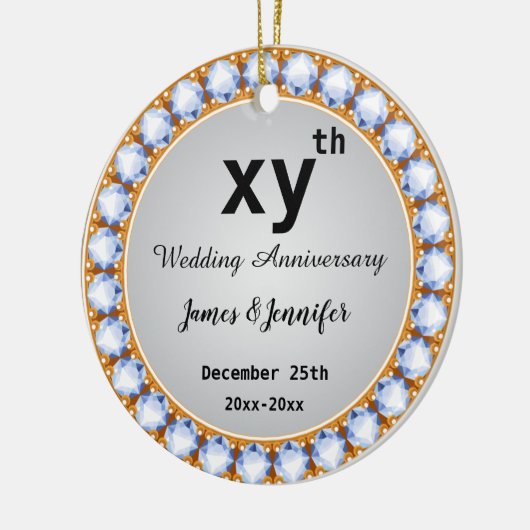 Ruitendement Jubileum Keramisch Ornament (Links)