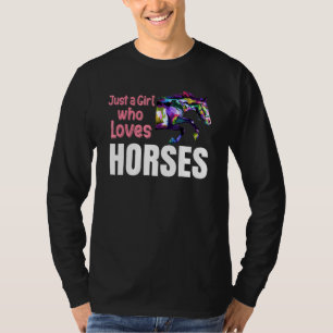 Ruitendiervrouwen zijn maar een meisje dat van haa t-shirt