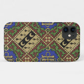 Ruitendrukkerij, kerkelijk behangselontwerp Case-Mate iPhone case (Achterkant (horizontaal))