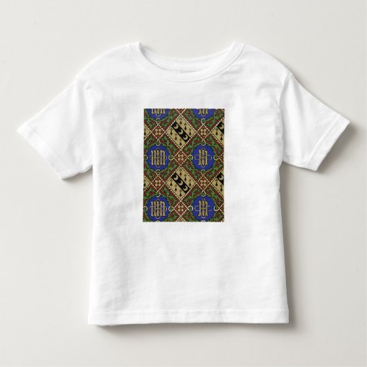 Ruitendrukkerij, kerkelijk behangselontwerp kinder shirts (Voorkant)