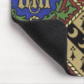 Ruitendrukkerij, kerkelijk behangselontwerp muismat (Hoek)