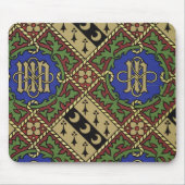 Ruitendrukkerij, kerkelijk behangselontwerp muismat (Voorkant)