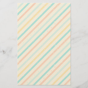 Ruitengestreepte patroon van Retro grunge Briefpapier