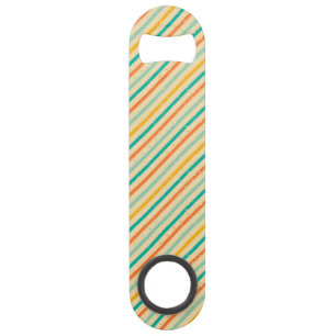 Ruitengestreepte patroon van Retro grunge Speed Flessenopener