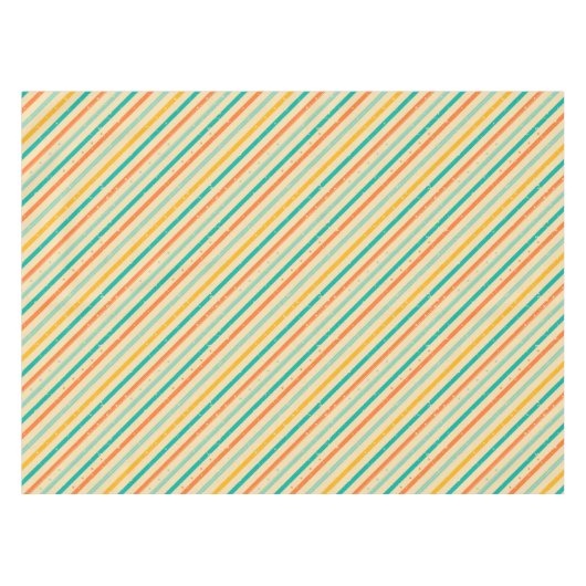 Ruitengestreepte patroon van Retro grunge Tafelkleed (Voorkant (Horizontaal))