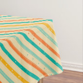 Ruitengestreepte patroon van Retro grunge Tafelkleed (Voorbeeld)