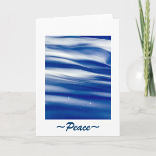 Ruitengolven Noteren Kaart "PEACE"