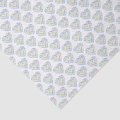 Ruitenharten waterverf tissuepapier (Detail)