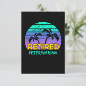 Ruiteningsgift Retro vee Bedankkaart (Staand voorkant)