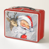Ruitenlunchbox met Kerstmis (Voorkant)