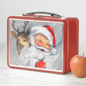 Ruitenlunchbox met Kerstmis (In situ)
