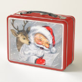 Ruitenlunchbox met Kerstmis (Achterkant)
