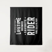 Ruitenmam van een Geweldige speler Wandkleed (Voorkant)