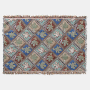 Ruitenmand, paarse bladeren deken