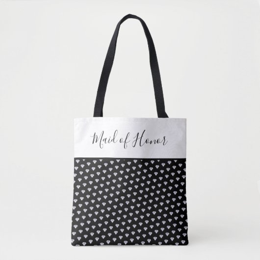 Ruitenpatroon, ALLE KLEUR, Bindbridesmaid Tot Tote Bag (Voorkant)