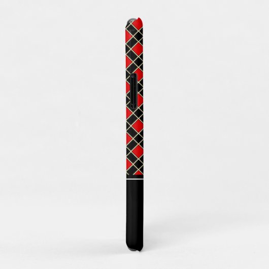 Ruitenpatroon in zwart-wit Case-Mate iPhone case (Achterkant/rechts)