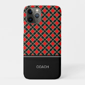 Ruitenpatroon in zwart-wit Case-Mate iPhone case (Achterkant)