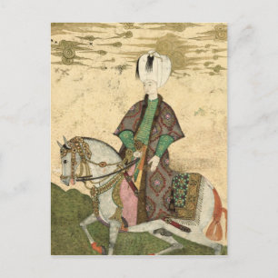 Ruitenportret van Sultan Osman II 1618 Briefkaart
