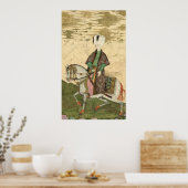 Ruitenportret van Sultan Osman II 1618 Poster (Keuken)