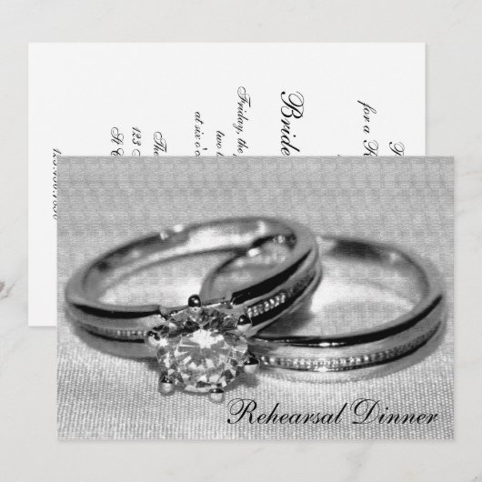 Ruitenreeks Ruitenrepesal Dinner Kaart (Voorkant / Achterkant)