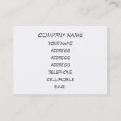 RUITENREINIGING VERHANDELT VISITEKAARTJE (Achterkant)