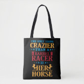 Ruitenschotel van Barrel Racers Crazy Tote Bag (Voorkant)
