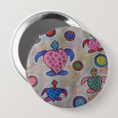 Ruitenspuitje voor schildpadden ronde button 4,0 cm (Voorkant /achterkant)