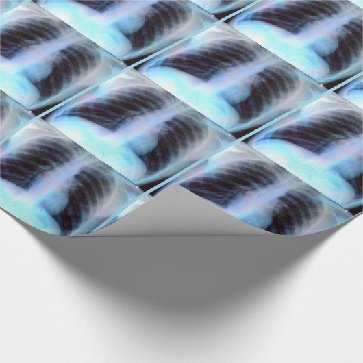 Ruitenstraal Röntgendoekjes met skeleton-radiologi Cadeaupapier (Hoek)