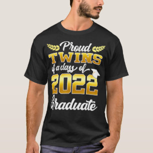 Ruitentweelingen van een klasse van 2022 Afstudere T-shirt