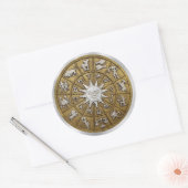 Ruitenvechter Ronde Sticker (Envelop)