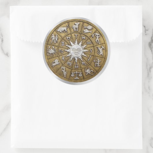 Ruitenvechter Ronde Sticker (Tas)