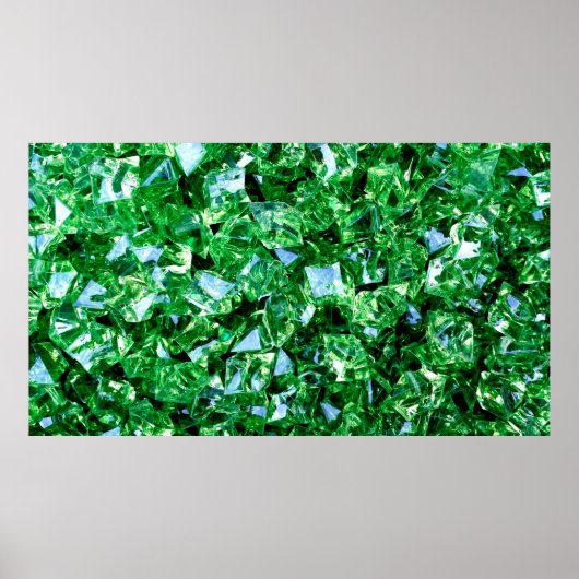 Ruitenvormig groen ontwerp poster (Voorkant)