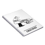 Ruitenwasser met kar voor ramen schoonmaken notitieboek (Rechterzijde)