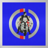 Ruitenwisser voor scooter poster (Voorkant)