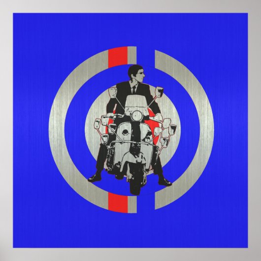 Ruitenwisser voor scooter poster (Voorkant)